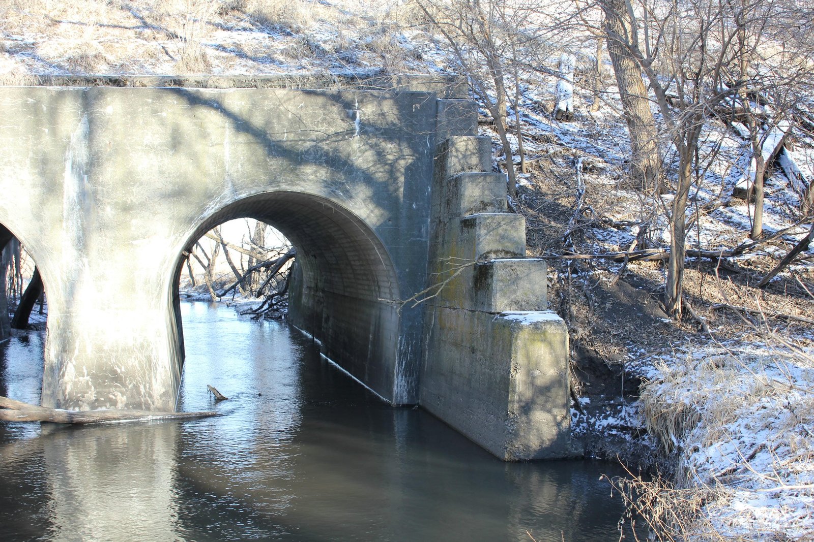 East abutment